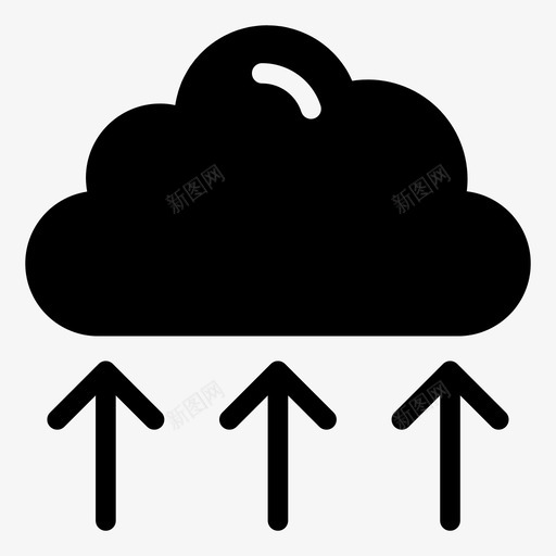 上载云数据库图标svg_新图网 https://ixintu.com 上载 云计算 图标 字形 存储 数据库 服务器