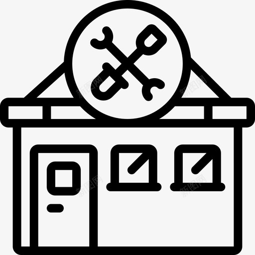 DIY便利设施8线性图标svg_新图网 https://ixintu.com DIY 便利设施 线性