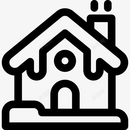 豪斯圣诞320直系图标svg_新图网 https://ixintu.com 圣诞 直系 豪斯