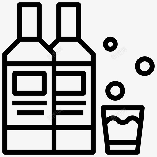伏特加30杯直饮图标svg_新图网 https://ixintu.com 伏特加 杯直