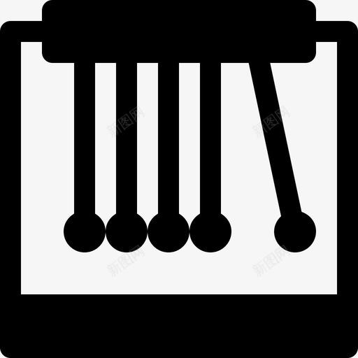 摆锤生物工程15填充图标svg_新图网 https://ixintu.com 填充 摆锤 生物工程