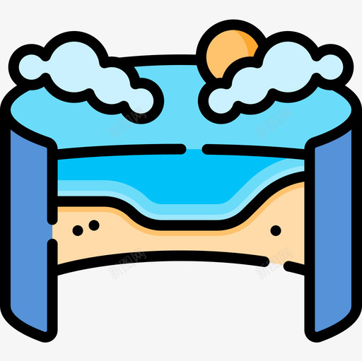全景虚拟现实69线性彩色图标svg_新图网 https://ixintu.com 全景 彩色 线性 虚拟现实
