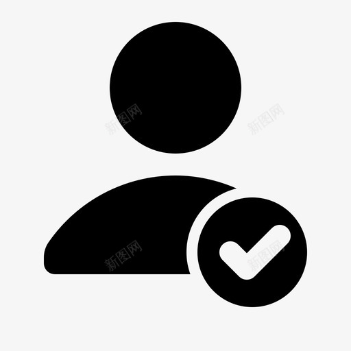 检查用户帐户确定图标svg_新图网 https://ixintu.com 帐户 检查 用户 确定 配置文件