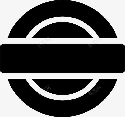 徽章伦敦标志图标svg_新图网 https://ixintu.com 交通 伦敦 地下 填充 形状 徽章 标志 纹理