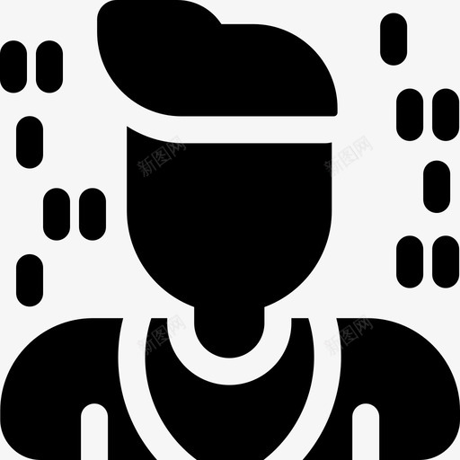 程序员工作和职业化身2填充图标svg_新图网 https://ixintu.com 化身 填充 工作 程序员 职业 职业化