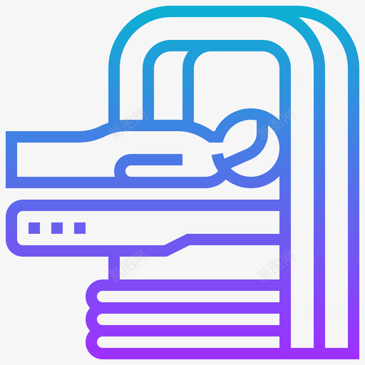 核磁共振健康检查1梯度图标svg_新图网 https://ixintu.com 健康 核磁共振 梯度 检查