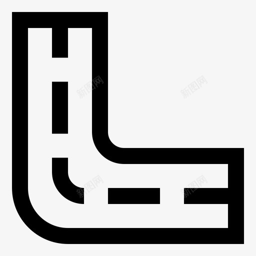 街道高速公路道路图标svg_新图网 https://ixintu.com 街道 轮廓 道路交通 高速公路
