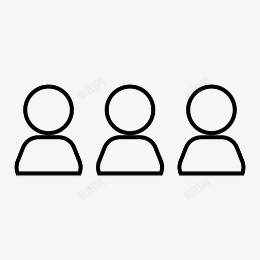 teamassociategroup图标svg_新图网 https://ixintu.com 图标
