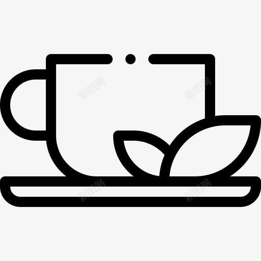 茶药物24线性图标svg_新图网 https://ixintu.com 线性 药物