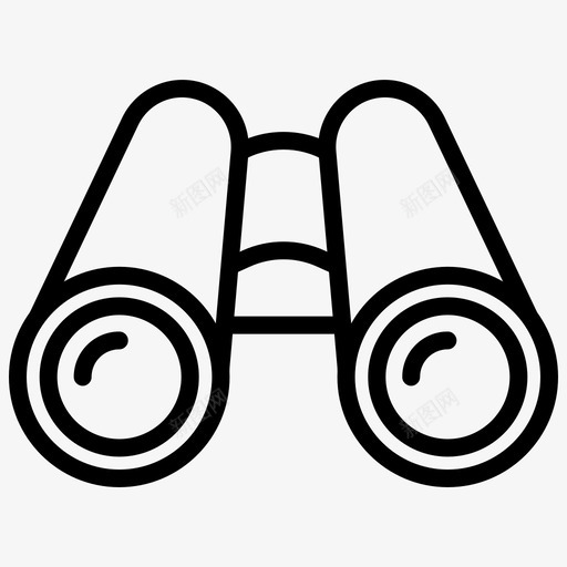 双筒望远镜探索发现图标svg_新图网 https://ixintu.com 双筒 发现 探索 搜索 望远镜 视觉