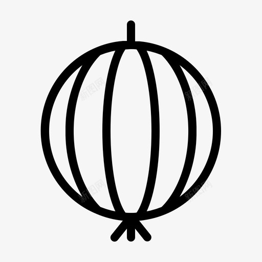 灯笼中国灯图标svg_新图网 https://ixintu.com 中国 农历 新年 灯笼 纲要