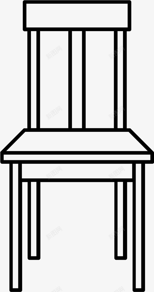 座椅长椅椅子图标svg_新图网 https://ixintu.com 家具 座椅 椅子 长椅