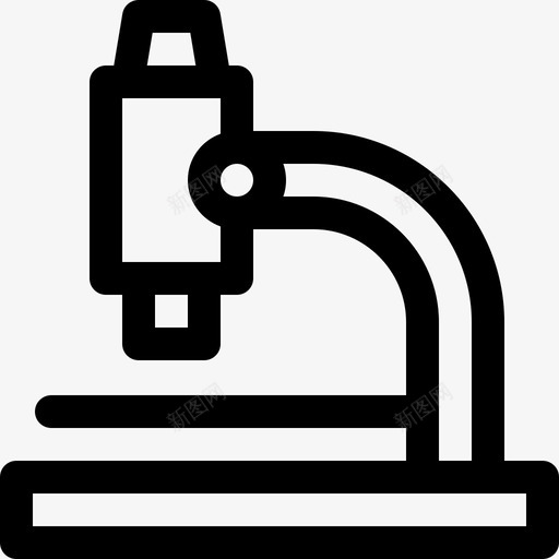 显微镜显影63线性图标svg_新图网 https://ixintu.com 显影 显微镜 线性