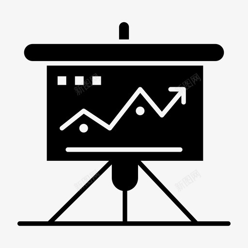 图表商业挑战图标svg_新图网 https://ixintu.com 商业 图表 挑战 现代 营销 要领 解决方案