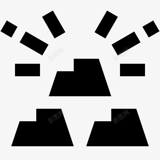 黄金储备商业经济图标svg_新图网 https://ixintu.com 储备 商业 经济 货币 金融 黄金
