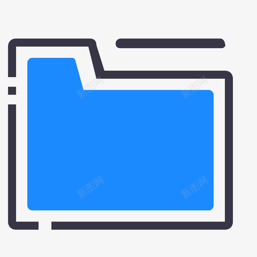 文件夹-多色svg_新图网 https://ixintu.com 文件夹-多色