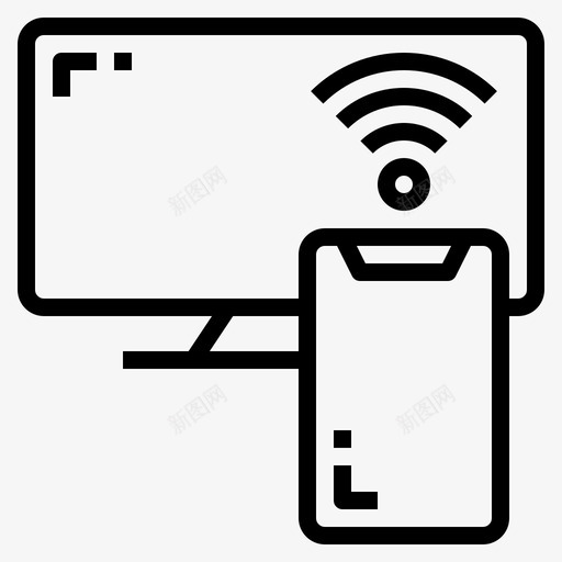 监控智能家居79线性图标svg_新图网 https://ixintu.com 智能家居 监控 线性