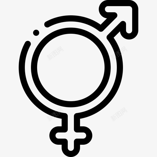 Bigender世界骄傲日10直系图标svg_新图网 https://ixintu.com Bigender 世界 直系 骄傲