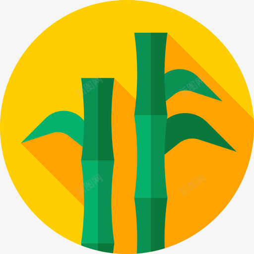 竹子丛林10平坦图标svg_新图网 https://ixintu.com 丛林 平坦 竹子