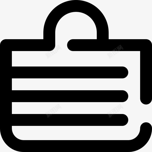 沙滩包86年夏季轮廓图标svg_新图网 https://ixintu.com 86年 夏季 沙滩 轮廓
