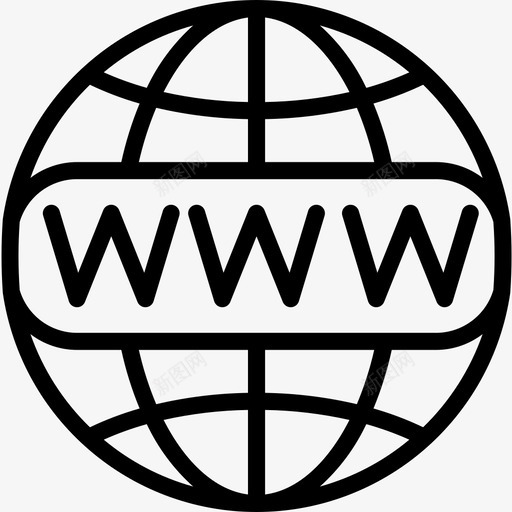 全球搜索引擎优化和商业1线性图标svg_新图网 https://ixintu.com 优化 全球 商业 搜索引擎 线性