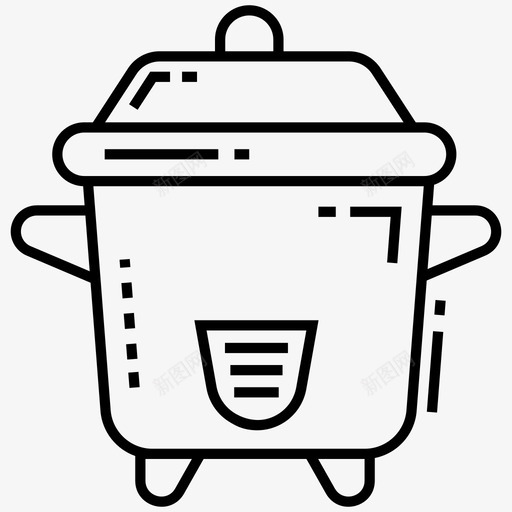 压力锅气密容器锅图标svg_新图网 https://ixintu.com 压力 压力锅 变送器 图标 容器 技术 气密 炊具 线图 设备