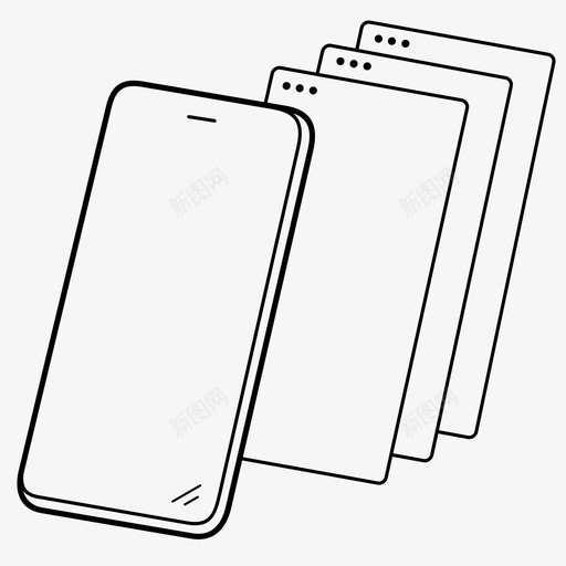 移动第一产品屏幕图标svg_新图网 https://ixintu.com smarthphone 产品设计 屏幕 移动 第一 网页 设计
