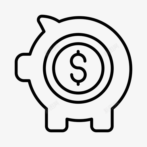 储蓄老年护理储蓄罐图标svg_新图网 https://ixintu.com 储蓄 储蓄罐 基金 护理 老年 退休