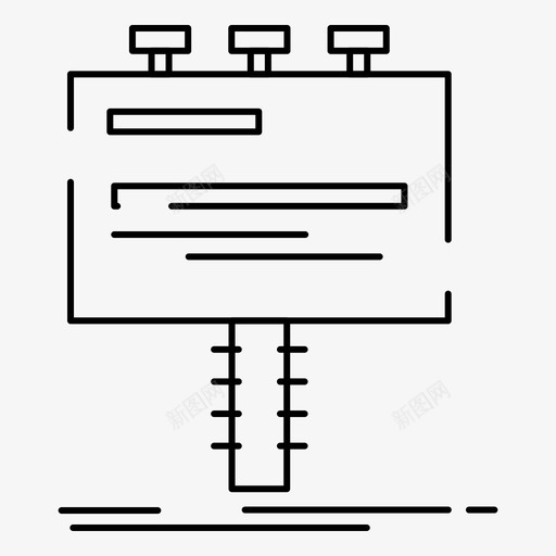 广告广告牌促销图标svg_新图网 https://ixintu.com 促销 广告 广告牌 界面 网页
