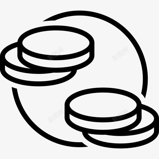 货币现金财政图标svg_新图网 https://ixintu.com 现金 财政 货币
