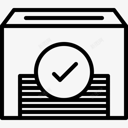 投票箱政客政治图标svg_新图网 https://ixintu.com 元素 包含 投票 投票箱 政客 政治 隐藏
