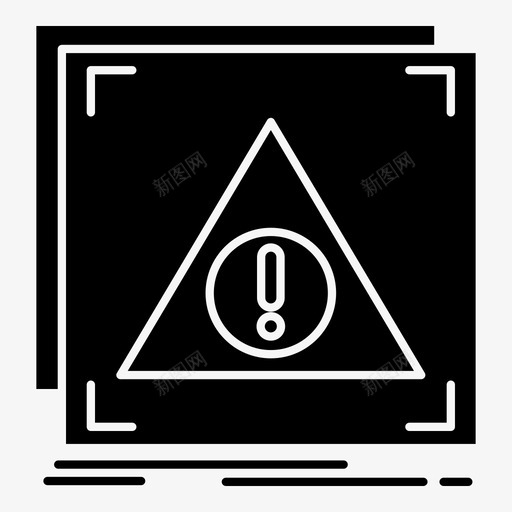 错误警报应用程序图标svg_新图网 https://ixintu.com 应用程序 拒绝 服务器 警告 警报 错误