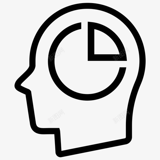 统计分析业务报告图标svg_新图网 https://ixintu.com 业务 分析 大纲 报告 统计分析 饼图