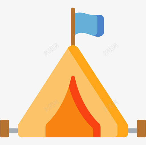 露营业余爱好和自由时间13公寓图标svg_新图网 https://ixintu.com 业余爱好 公寓 时间 自由 露营