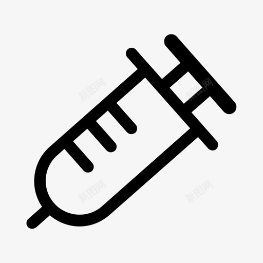 注射剂量药物图标svg_新图网 https://ixintu.com 剂量 接种 治疗 注射 药物