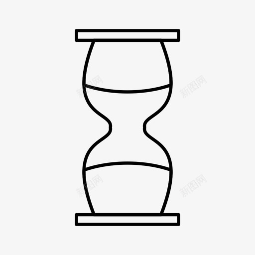 沙漏商业时钟图标svg_新图网 https://ixintu.com 商业 时钟 时间 时间等 沙漏 沙钟 现代 等待