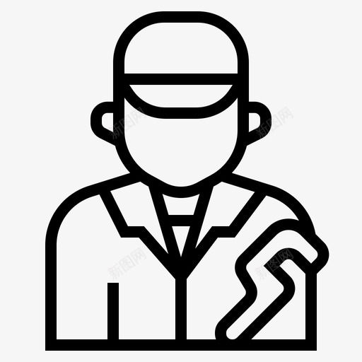 水管工工作和职业1概述图标svg_新图网 https://ixintu.com 工作 概述 水管 管工 职业