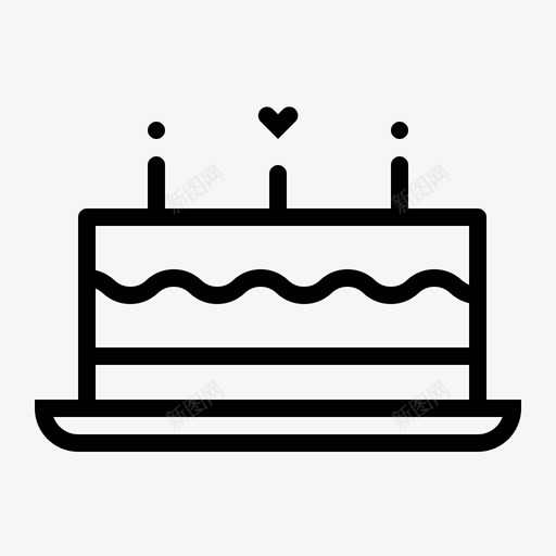 蛋糕派对爱情结婚图标svg_新图网 https://ixintu.com 派对 爱你 爱情 结婚 蛋糕