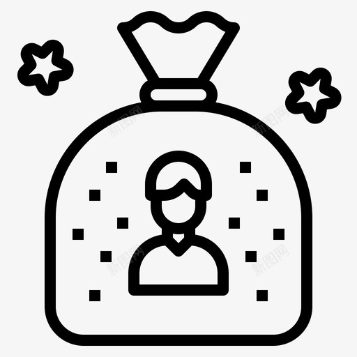 袋管理74线性图标svg_新图网 https://ixintu.com 管理 线性