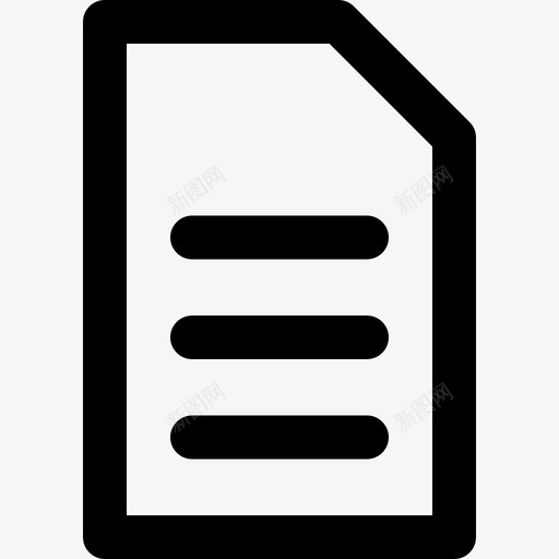 文件在线学习39线性图标svg_新图网 https://ixintu.com 在线学习 文件 线性