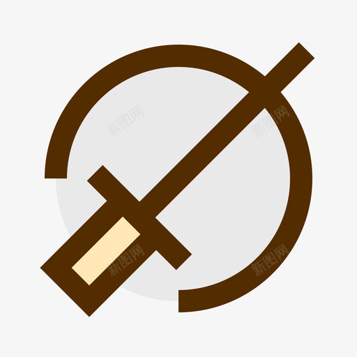 金属箔围栏4线颜色图标svg_新图网 https://ixintu.com 围栏 金属 颜色