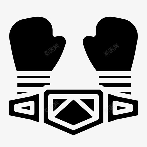 拳击拳击手套拳击拳图标svg_新图网 https://ixintu.com party2solid 手套 拳击 拳击手