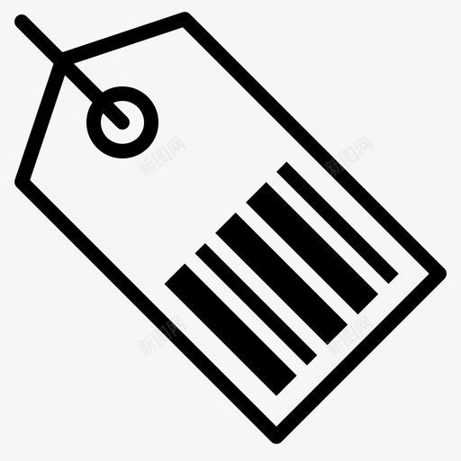 标签悬挂价格图标svg_新图网 https://ixintu.com 书签 价格 悬挂 标签
