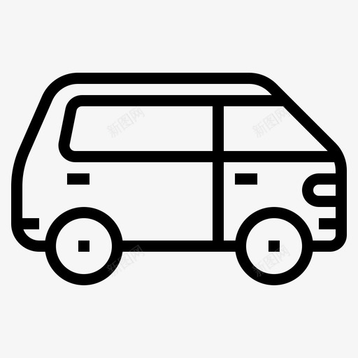 货车13号车直线型图标svg_新图网 https://ixintu.com 13号车 直线 线型 货车