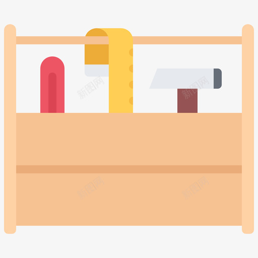 工具箱生成器1平面图标svg_新图网 https://ixintu.com 工具箱 平面 成器 生成
