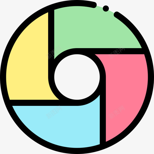 饼图信息图形元素8线性颜色图标svg_新图网 https://ixintu.com 信息 元素 图形 线性 颜色 饼图