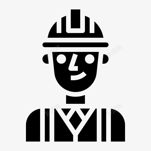 工程师职业专业图标svg_新图网 https://ixintu.com 专业 工人 工程师 建筑 建筑工 职业