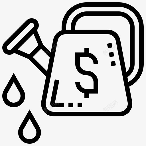水壶区块链35线性图标svg_新图网 https://ixintu.com 区块 水壶 线性