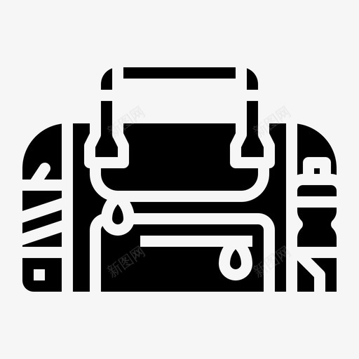 运动包背包包图标svg_新图网 https://ixintu.com 健身 包包 包背 包运动 实心 时尚 行李 运动