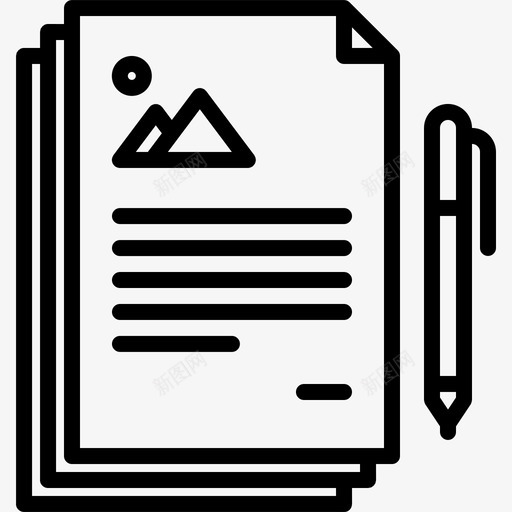 字母品牌5直线图标svg_新图网 https://ixintu.com 品牌 字母 直线
